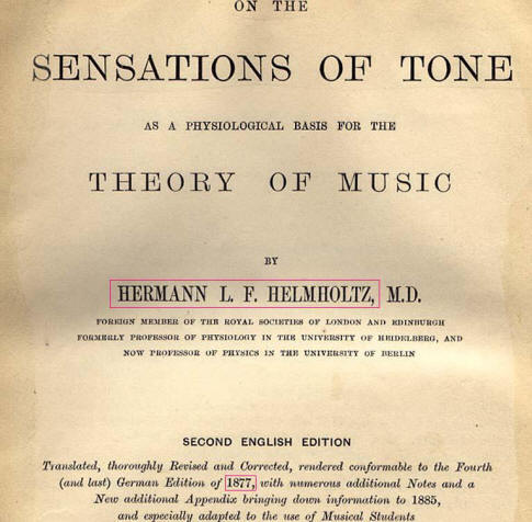 Helmholtz book frontpage